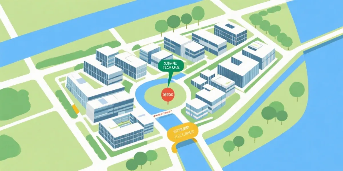 公司位置示意图