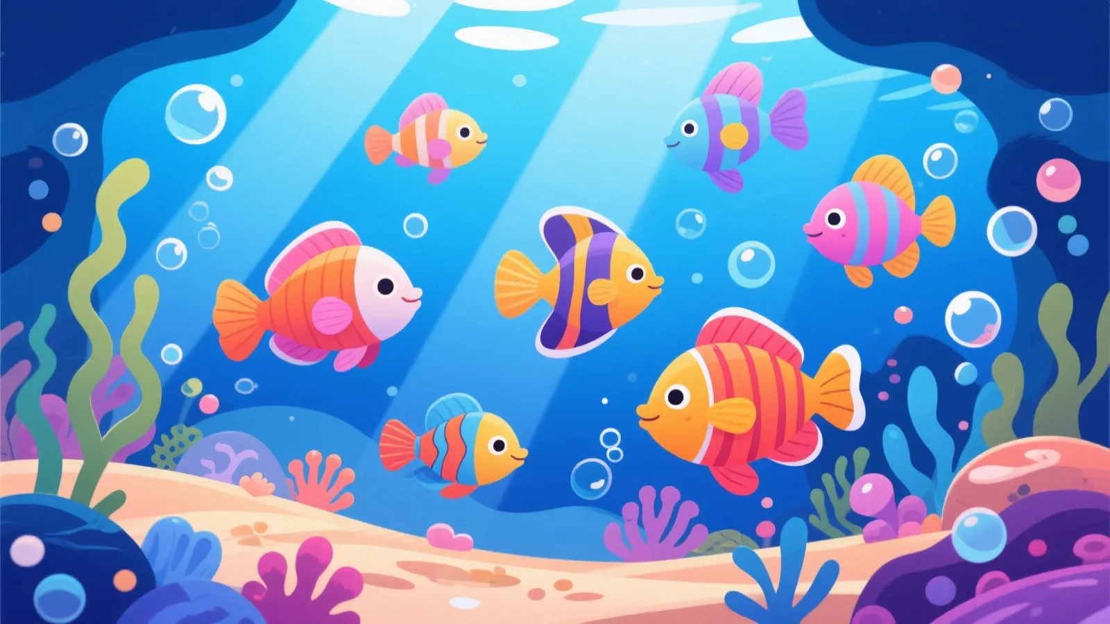 海底世界插画预览